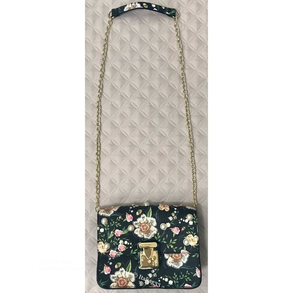 STEVE MADDEN Purse BSOPHIA $78 Flowers Pearl Beaded Handbag Multicolor NWOT - Picture 13 of 16